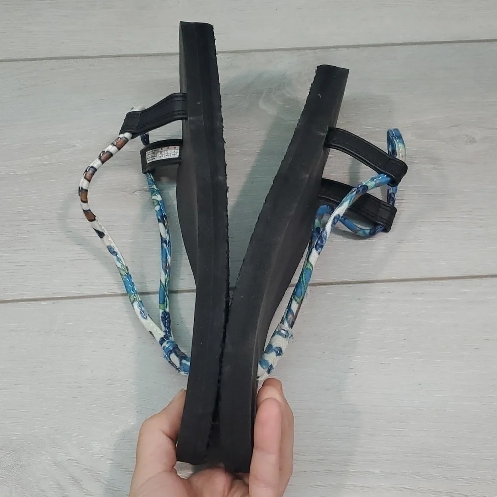 Sanuk Women Comfort Yoga Flip Flop Sandals Flats shoes sz 7